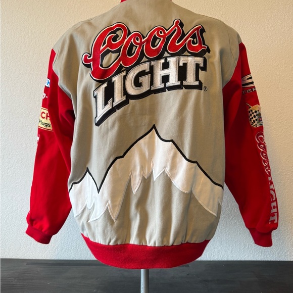 NASCAR Sterling Martin ~ “Coors Light” Racing Jacket - Picture 2 of 10